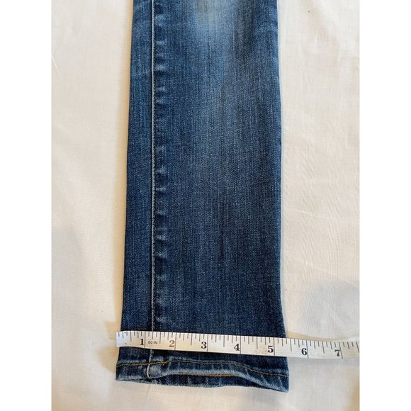 Adriano Goldschmied Womens Jeans Stilt Cigarette Leg BW9681 Cotton Blue Size 25R - Picture 8 of 12